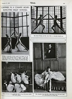 Julia Prints: Ballet schools in a country house