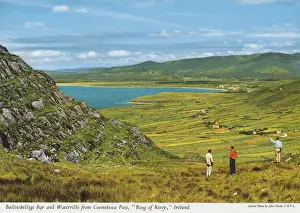 Kerry Prints: Ballinskelligs Bay and Waterville from Coomakista Pass