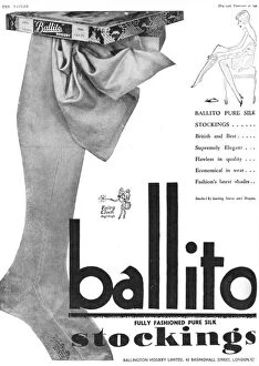 Images Dated 11th August 2016: Ballito stockings advertisement