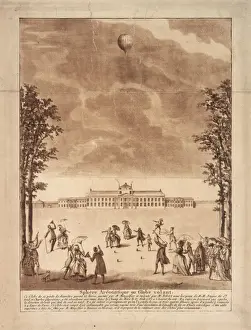 Balloon ascent, Champ de Mars, Paris