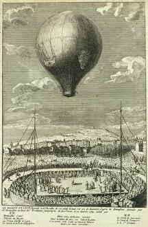 Images Dated 7th December 2011: Balloon ascent over Lyons, France