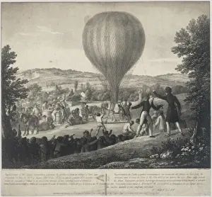 Balloon ascent, Seal, near Sevenoaks, Kent