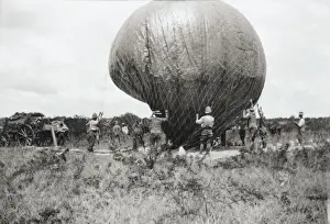 Balloon Corps Transport Gas Balloon Being Used by the Br?