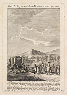Images Dated 7th December 2011: Balloon descent, Prairie de Billancourt, France