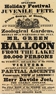 Images Dated 7th August 2011: Balloon event, Charles Green