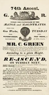 Balloon event, Charles Green, Macclesfield