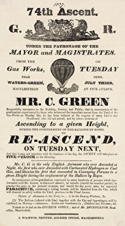 Images Dated 7th December 2011: Balloon event, Charles Green, Macclesfield