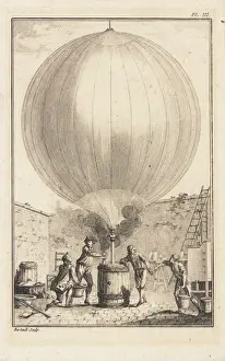 Chemicals Prints: Balloon being filled with gas