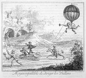 Steer Prints: Balloon Satire of 1785