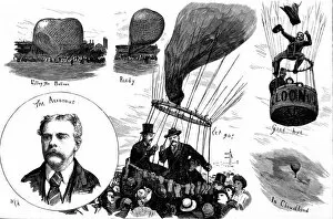 Images Dated 24th February 2005: The Balloon Societys Garden Party, 1881