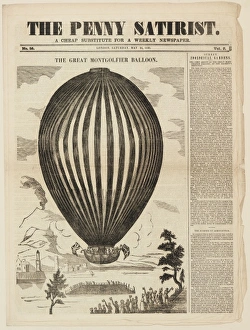 Images Dated 13th June 2012: Ballooning celebration for Queen Victorias birthday