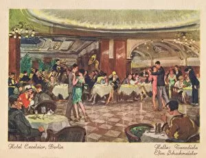 Berlin Collection: Ballroom or dance hall in the Hotel Excelsior