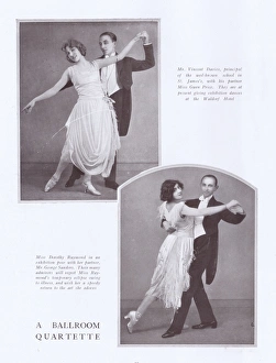 Images Dated 6th May 2016: A Ballroom Quartette with exhibition dancers