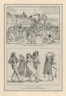 A ballroom scene (top) and sailors and peasants A ballroom scene (top) and sailors and peasants