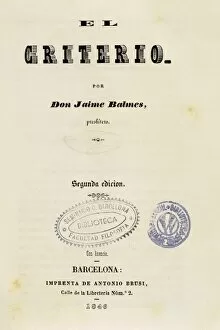 Jaume Collection: BALMES, Jaume (1810-1848)