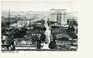 Belvedere Prints: Baltimore, Maryland, USA - North Charles Street