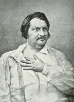 Nadar Prints: BALZAC, Honore (1799-1850). French realist