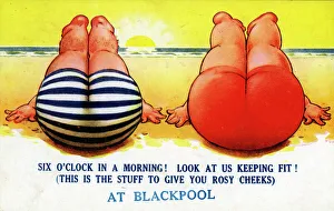 Lancashire Gallery: Bamforth Comic Postcard, Blackpool, Lancashire