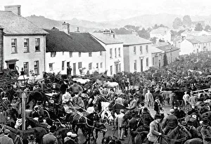 Exmoor Prints: Bampton Pony Fair, early 1900s