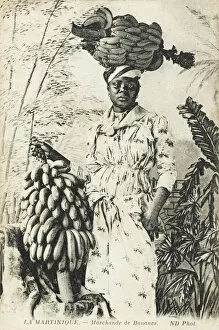 Seller Collection: Banana seller - Island of Martinique