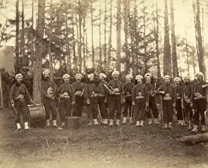 Band of 114th Pennsylvania Infantry, in front of Petersburg