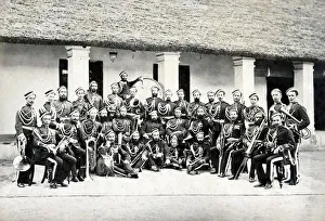 Dres Prints: Band on the 2nd Dragoon Guards, India 1866