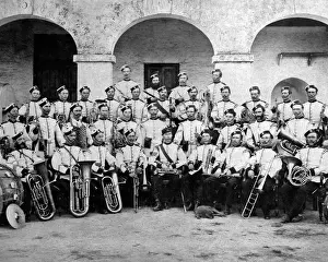 Trombone Prints: Band of the 77th Regiment, India