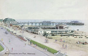 Enclosure Collection: Band Enclosure and Pier, Worthing, West Sussex