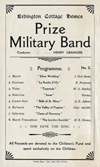 Band programme - Aston Union Cottage Homes