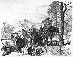 Images Dated 21st March 2011: Bandits in medieval Germany
