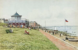 Bandstand Collection: Bandstand and King's Hall, The Downs, Herne Bay, Kent