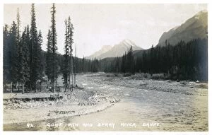 Alberta Gallery: Banff, Alberta, Canada - Goat Mountain and Spray River