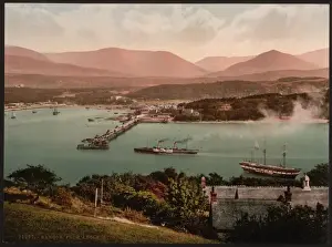 Bangor from Anglesey, Wales