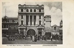 Pediment Prints: Bank building in Johannesburg, Transvaal, South Africa