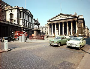 Bank of England and Royal Exchange, London