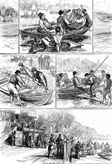 Bank Holiday on the River Thames, 1877