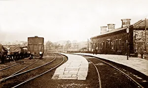 Bank Top Railway Station, Burnley, Lancashire, early 1900s