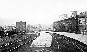 Bank Top Railway Station, Burnley, Lancashire, early 1900s