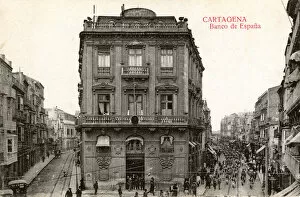 Images Dated 14th February 2018: Bank of Spain, Cartagena, Murcia, Spain
