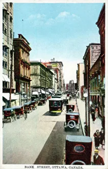 Cabs Prints: Bank Street, Ottawa, Canada
