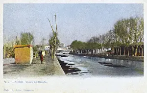 The banks of the River Barada - Damascus, Syria