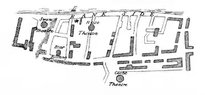 Elizabethan Prints: Bankside Map Theatres