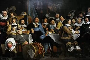 Adriaen Gallery: Banquet of the Amsterdam Civic Guard in Celebration of the P