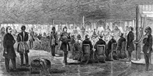 Transformed Prints: Banquet on board the Faid Gihaad, 1862
