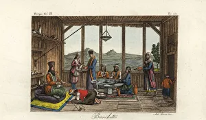 The banquet held for Dodwell by the Bishop The banquet held for Dodwell by the Bishop
