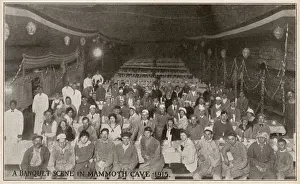 Waiters Prints: Banquet in Mammoth Cave, Kentucky, USA