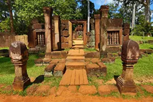 Khmer Prints: Banteay Srey, Khmer Temple in Angkor, Siem Reap, Cambodia