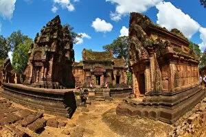 Images Dated 13th November 2014: Banteay Srey, Khmer Temple in Angkor, Siem Reap, Cambodia