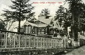 Raja Prints: Bantony Cottage - residence of Maharajah of Sirmur (Nahan)