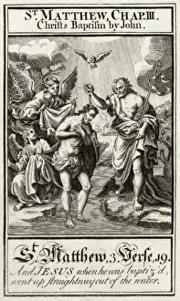 Baptised Prints: Baptism of Jesus / John